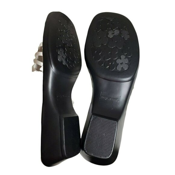 Easy Street Womens Nola White Open Toe Slip On Backless Slide Sandals Size 7.5 N - Picture 7 of 10